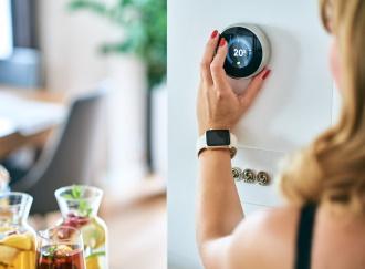changing smart home thermostat settings