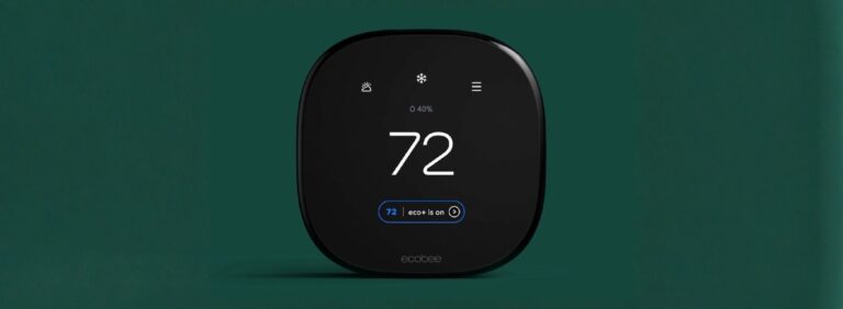 Energy efficient air conditioner smart thermostat set to 72 degrees, representing optimized home cooling by Meyer Heating & Air in St. Louis.