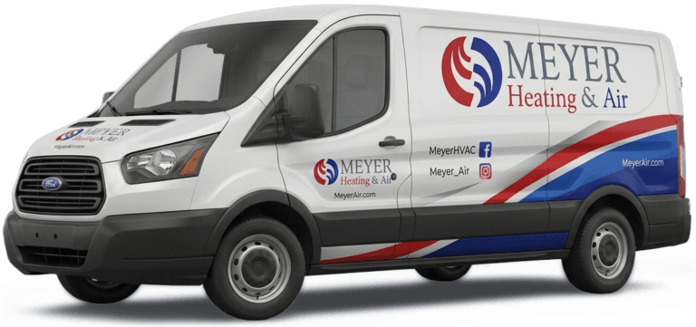 Meyer Heating & Air service van